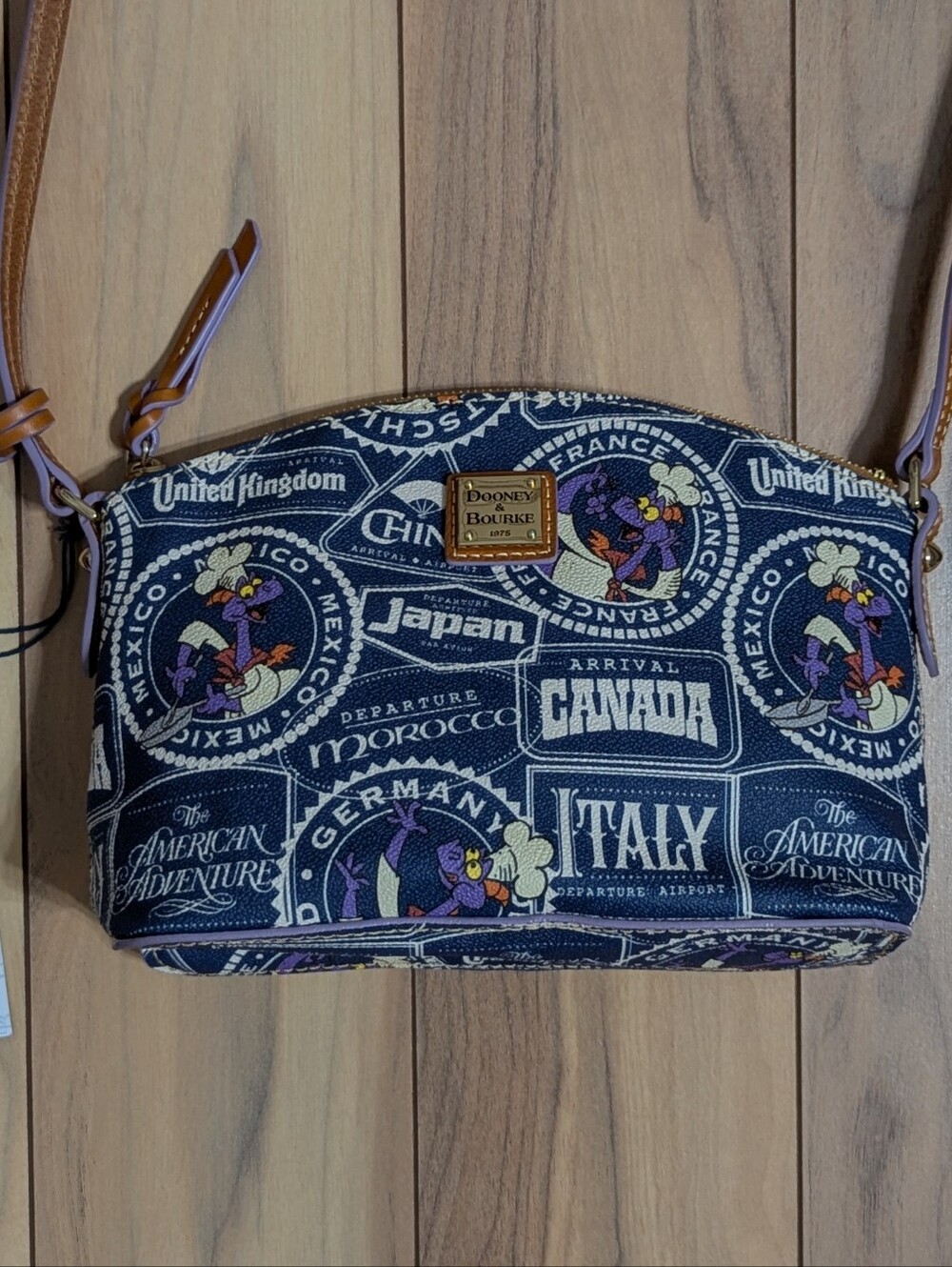 NWT! Dooney And Bourke X Disney Epcot Figment Food& Wine Festival Crossbody Bag